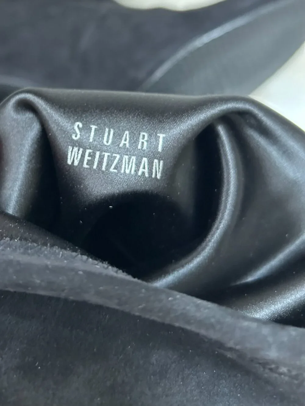 Stuart Weitzman Suede Leather Trim Embellishment Boots Size 10.5